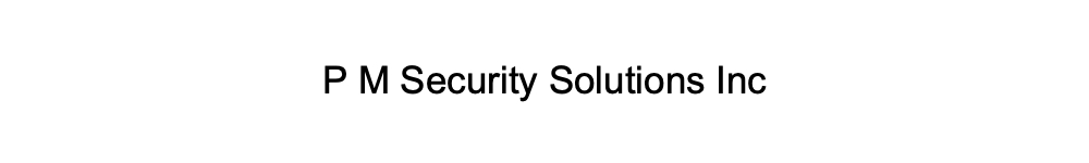 PM Security Solutions
